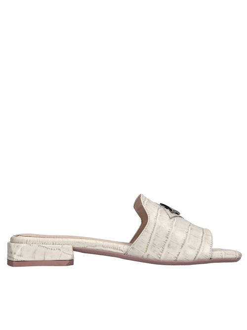 Mules in pelle LORENZO MARI | SAMU MAG 32 COCCOBIANCO-ARGENTO